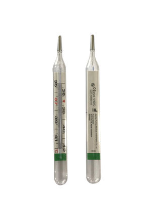 Customized Support  Mercury-Free Clinical Glass Thermometer with Gallium Alloy