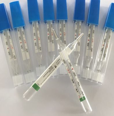 Customized Support Mercury Free Oral Armpit Glass Thermometer for Health Monitoring