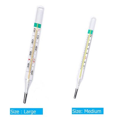 Clinical Underarm Type Mercury-free Thermometer with Glass
