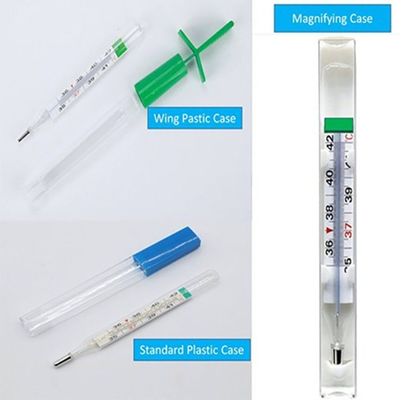 Clinical Underarm Type Mercury-free Thermometer with Glass