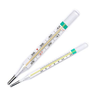 Accurate Medical Armpit Thermometer Customized OEM  Mercury-Free Glass