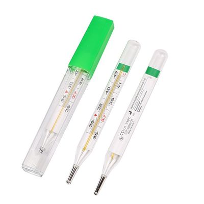 Accurate Medical Armpit Thermometer Customized OEM  Mercury-Free Glass