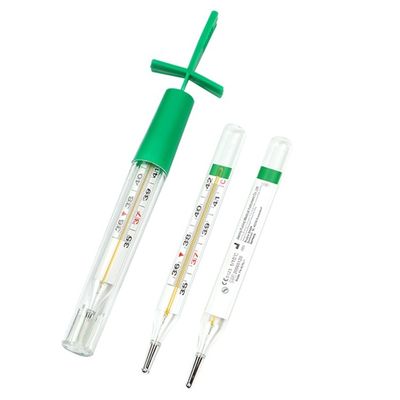 Accurate Medical Armpit Thermometer Customized OEM  Mercury-Free Glass
