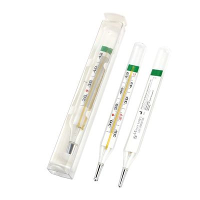 Accurate Medical Armpit Thermometer Customized OEM  Mercury-Free Glass