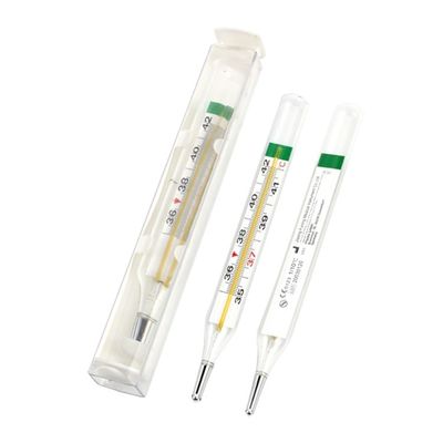 Customized Support Double Scale Gallium Mercury Free Glass Thermometer