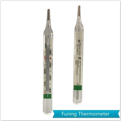 Mercury-Free Oral Thermometer from Customized Support Glass with CE Certification