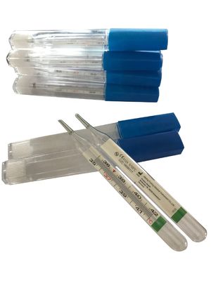Customized Support No Mercury Glass Tube Clinical Thermometer for Applications