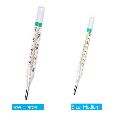 Glass Thermometers CE Approved High Accuracy 41°C 0.1°Cand-0.15°C Waterproof