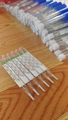 Mercury-Free Glass Thermometer for Medical Fever Temperature Hospital Grade