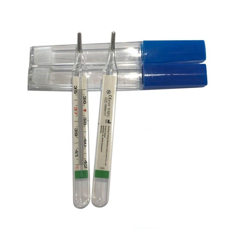 Clinical Underarm Type Mercury-free Thermometer with Glass