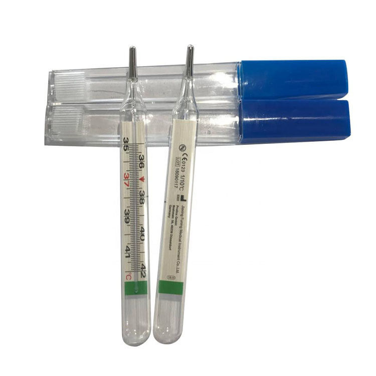 OEM Support Clinical Glass Mercury-free Scale Thermometer for Oral Rectal Axillary